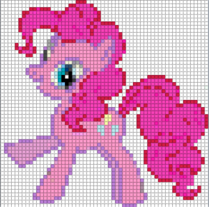Pinkie pie hama perles repasser