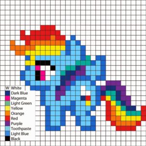 171021 rainbow dash perles a repasser