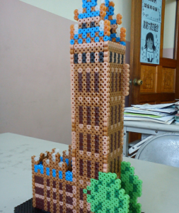 Un Big Ben en perles Hama