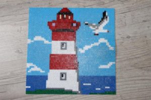 Des phares marins en perles Hama