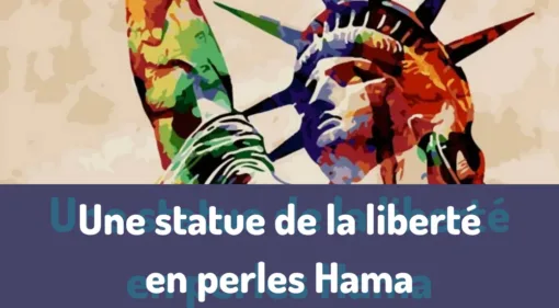 Une statue de la liberté en perles Hama