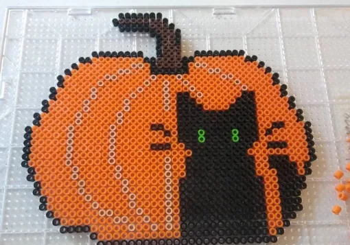 Quand Halloween fait son cinéma d’horreur en perles Hama