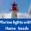 Marine lighthouses in Hama beads