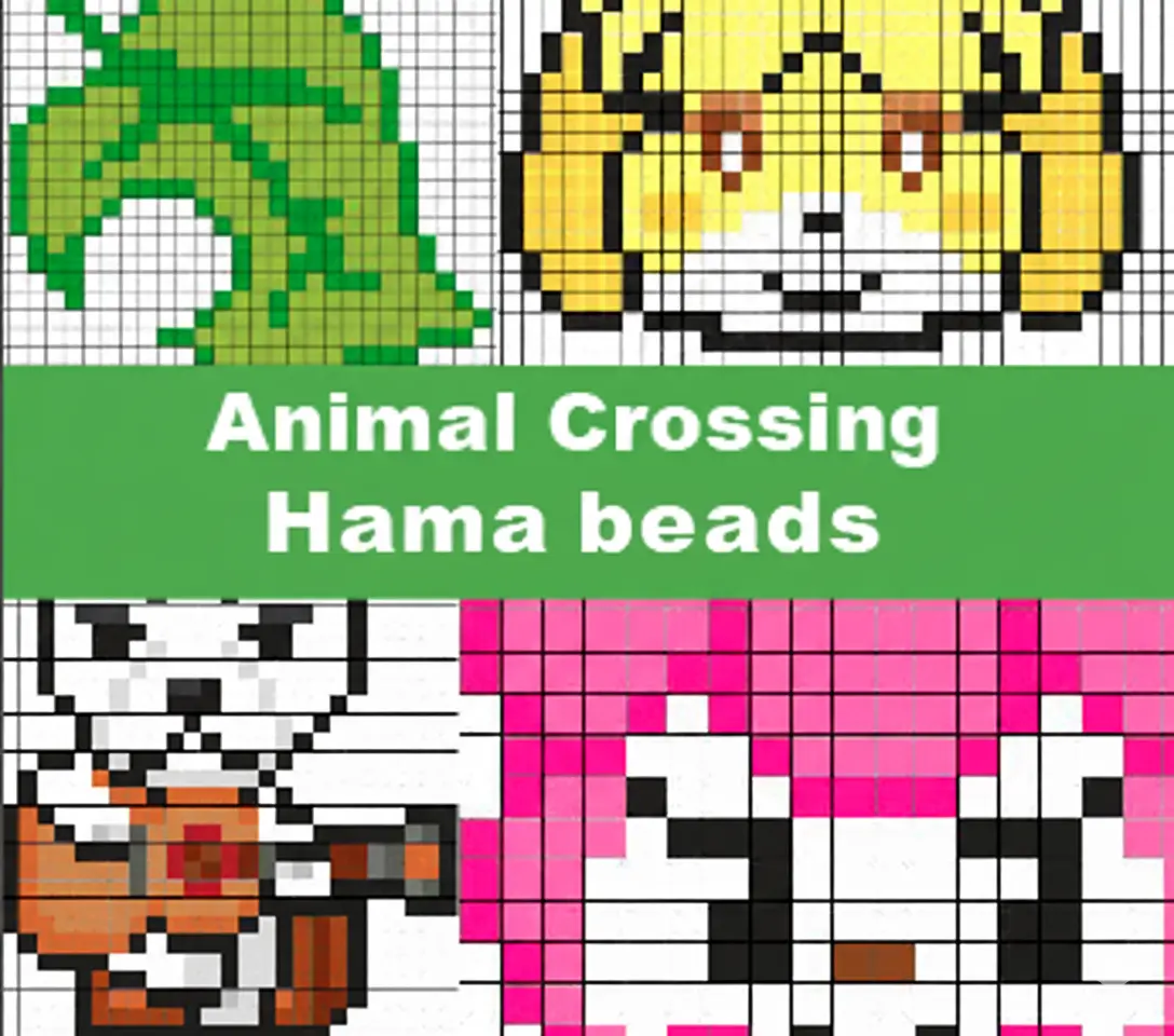 Animal Crossing in Hama beads