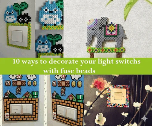 10 ways to decorate your light switches with fuse beads
