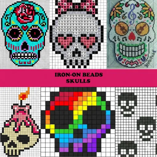 Infernal skulls to create with Hama beads