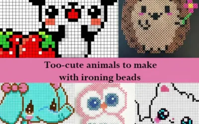 Too-cute animals to make with ironing beads