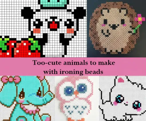 Too-cute animals to make with ironing beads