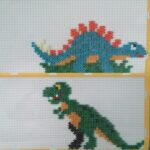 Coffret perles à repasser Hama Midi — Dinosaures, grande boîte 4 000 perles (réf. 3144)