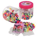 Perles à repasser Hama Maxi — Boîte de 400 perles + 2 plaques (8791)