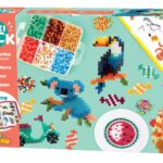 Coffret perles à repasser Hama Midi — 7000 perles 30 couleurs, 3 plaques + trieur + modèles (réf. S150)