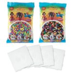 Perles à repasser Hama Midi — Assortiment Basic, 6 000 perles et 32 couleurs (réf. S242)