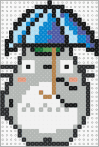 Studio Ghibli en perles à repasser : Totoro, noiraudes et compagnie