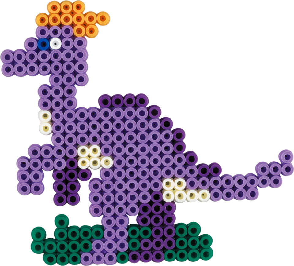 Un colosse violet à la posture bien fière