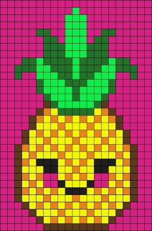 Ananas en perles Hama