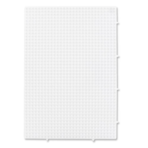 Plaque à repasser Hama Midi — Plaque rectangulaire assemblable 21 × 14,6 cm (compatible perles Ø 5 mm)