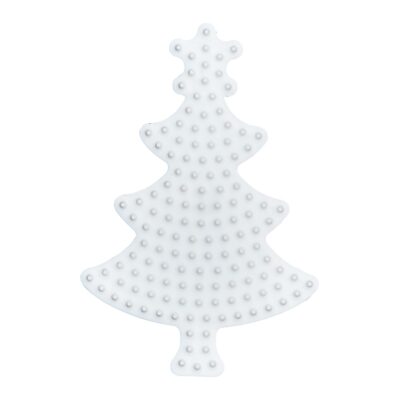 Plaque à repasser Hama Midi — Sapin de Noël, blanche (compatible perles Ø 5 mm)