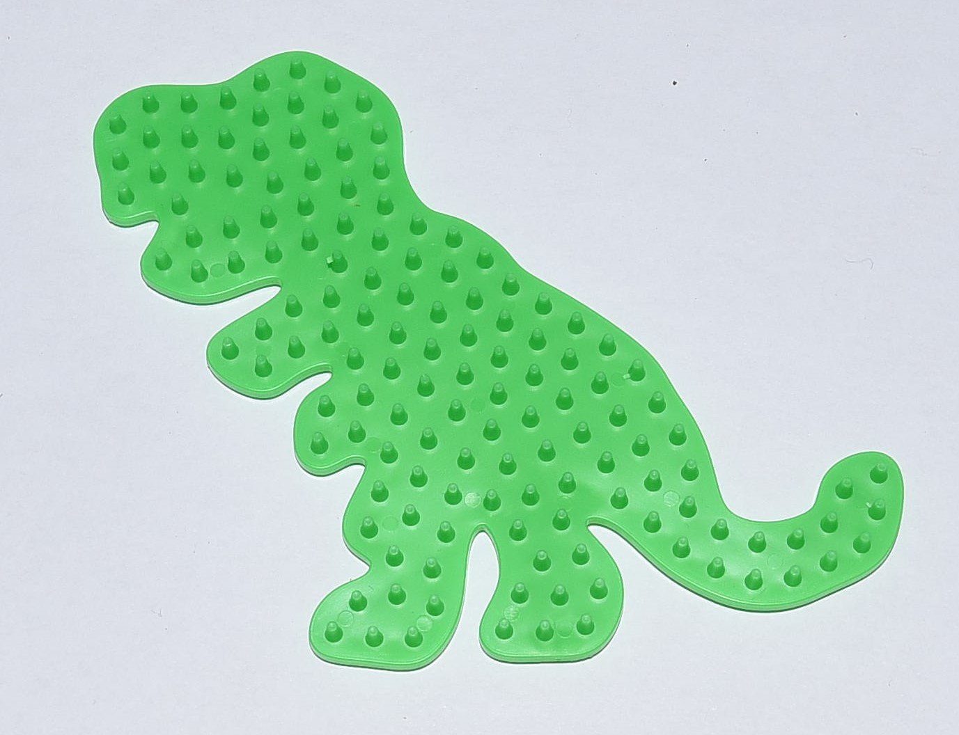 Perles à repasser Hama Midi — Plaque dinosaure verte (322-42)