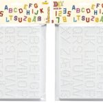Plaques à repasser Hama Midi — Lot lettres & chiffres, 2 plaques (réf. 4455)