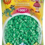 Perles à repasser Hama Midi — Sachet de 1000 perles vertes (207)