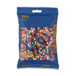 Perles à repasser Hama Midi — Sachet 3 000 perles multicolores (201-00)