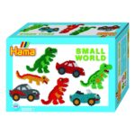 Perles à repasser Hama Midi — Coffret Le Monde Miniature des Dinosaures (3502)