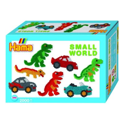Perles à repasser Hama Midi — Coffret Le Monde Miniature des Dinosaures (3502)