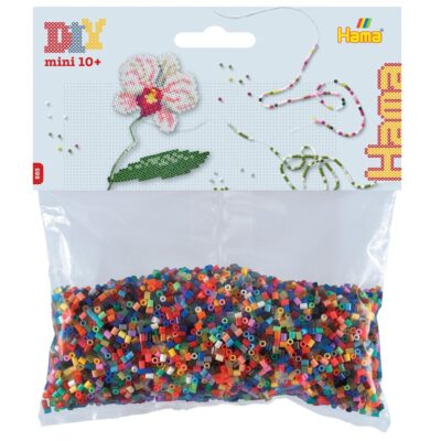 Perles à repasser Hama Mini (Ø 2,5 mm) — 7500 perles, 48 couleurs (Hama 583)