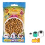 Perles à repasser Hama Midi — Sachet de 1 000 perles Marron clair (réf. 207-21)
