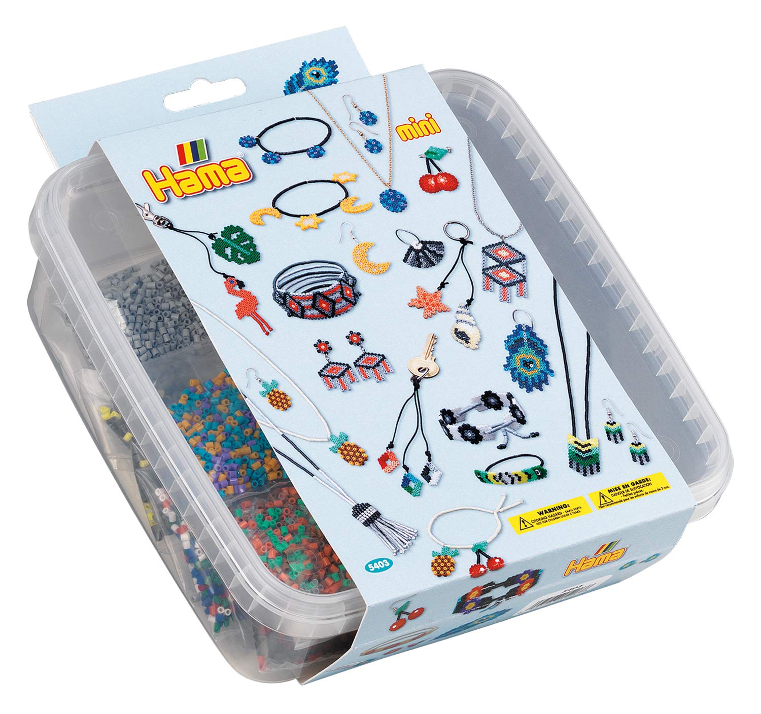 Perles à repasser Hama Mini (Ø 2,5 mm) — Coffret perles et plaques (réf. 5403)