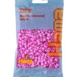 Perles à repasser Hama Midi — sachet d'environ 1000 perles rose pastel
