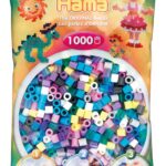 Perles à repasser Hama Midi (Ø 5 mm) — 1000 perles, 11 couleurs (Hama 207-69)