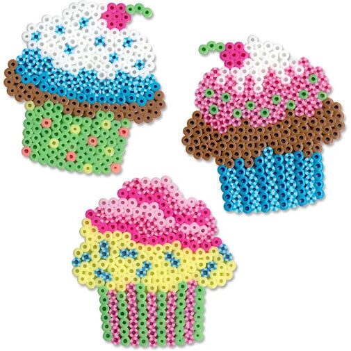 Cupcakes en perles a repasser