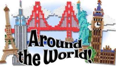 Selection de monuments du monde en perles a repasser Perler