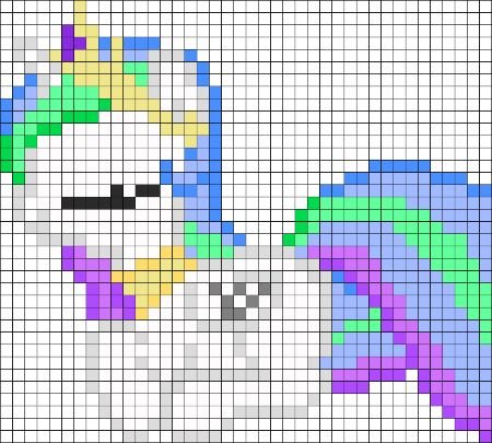 Filly Princess Celestia in fuse beads