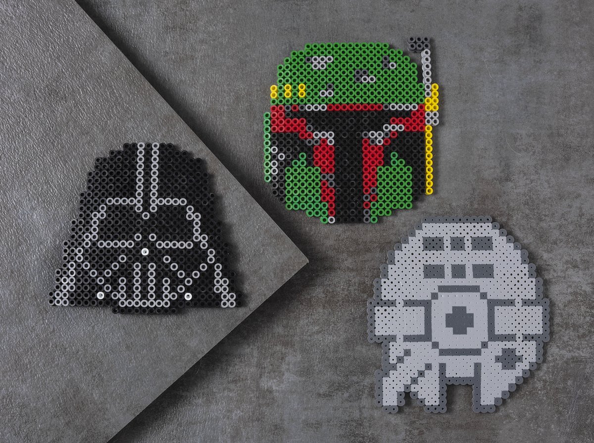 Vaisseaux et personnages Star Wars en perles Hama