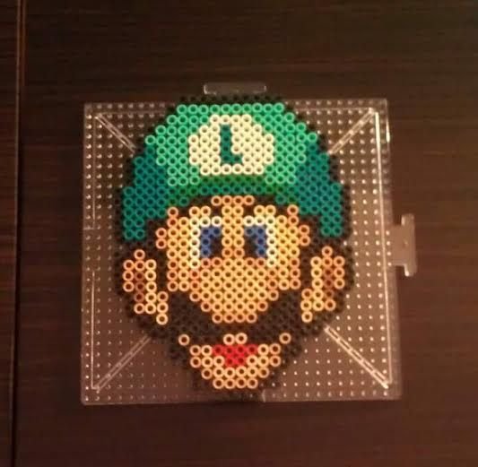 Luigi en perles a repasser