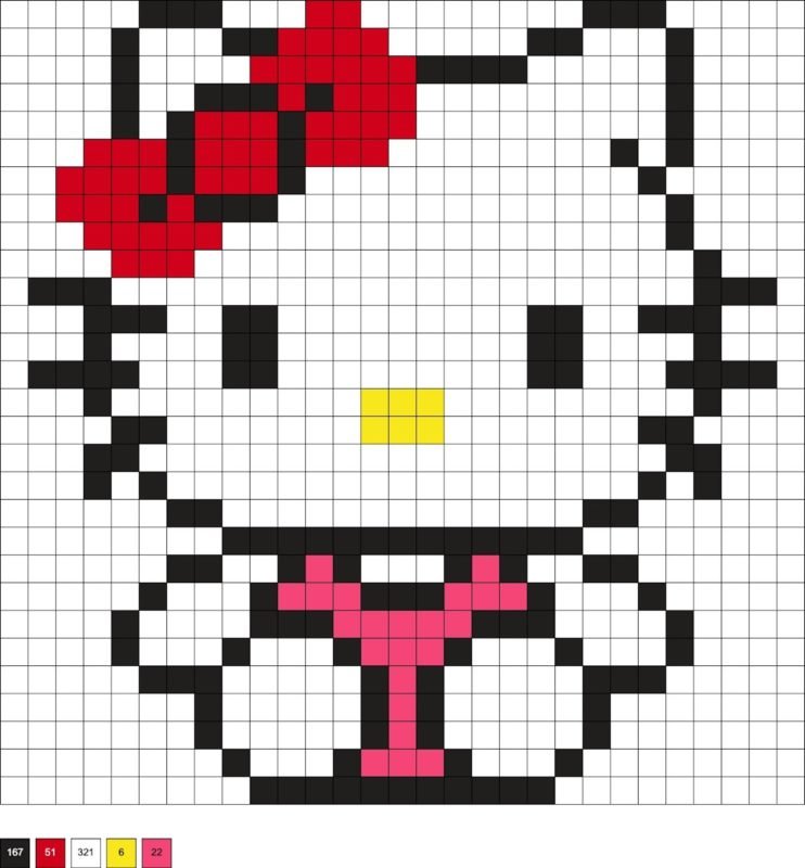 Hello Kitty en salopette rouge