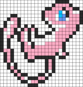 Mew en perles a repasser Hama