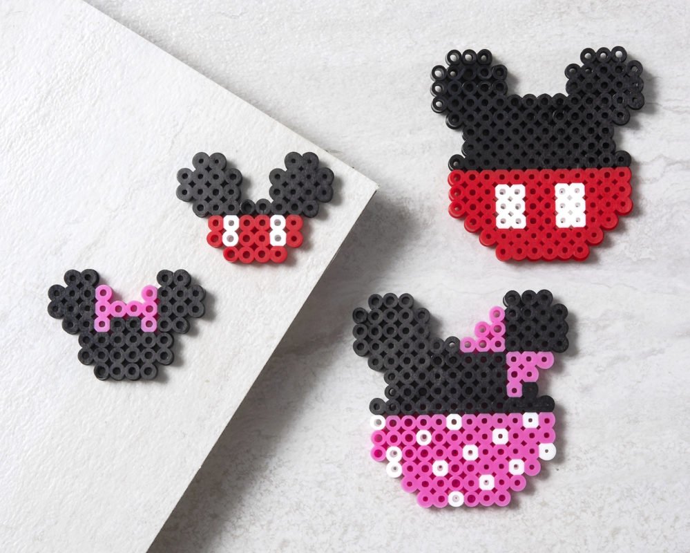 Mickey Mouse en perles a repasser