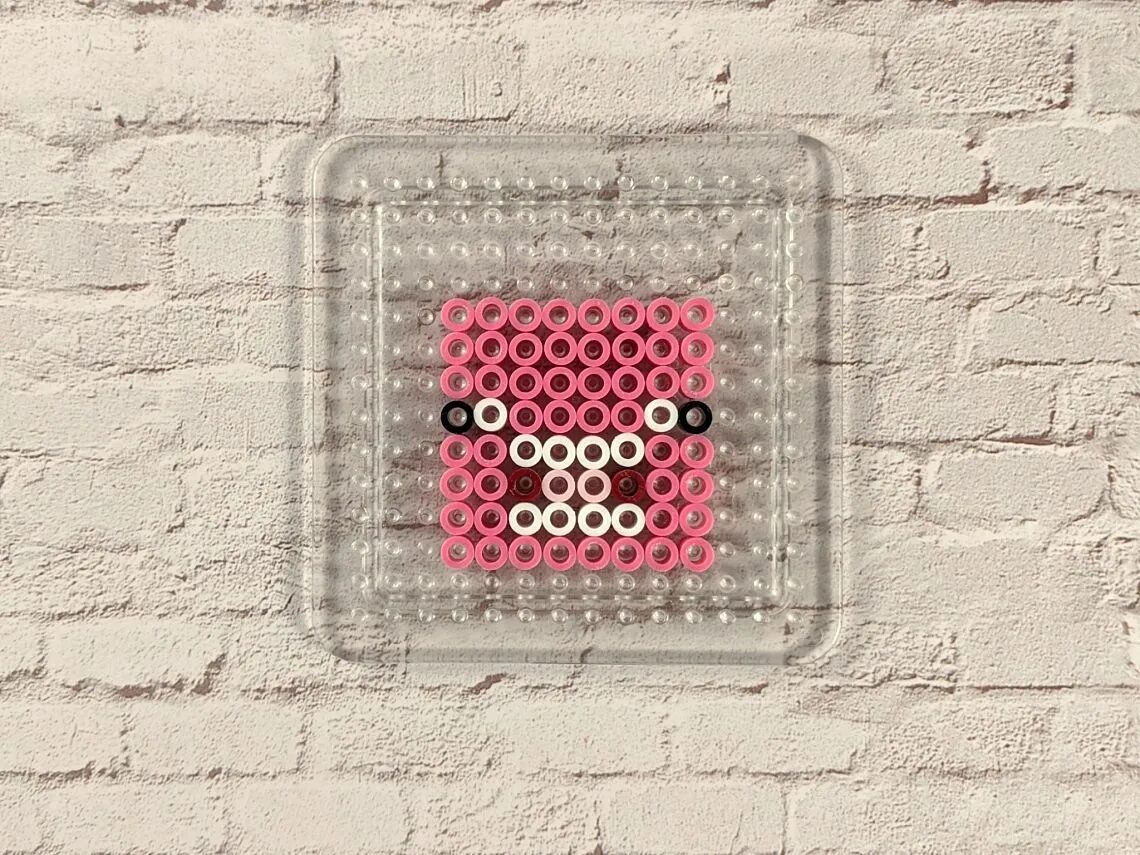 Cochon Minecraft en perles a repasser