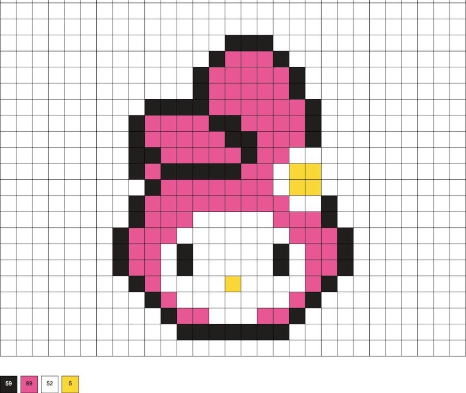 My Melody et son capuchon rose