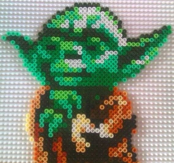 Maitre Yoda en perles a repasser