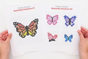 Papillons en perles à repasser : plus de 10 modèles colorés à créer avec les enfants