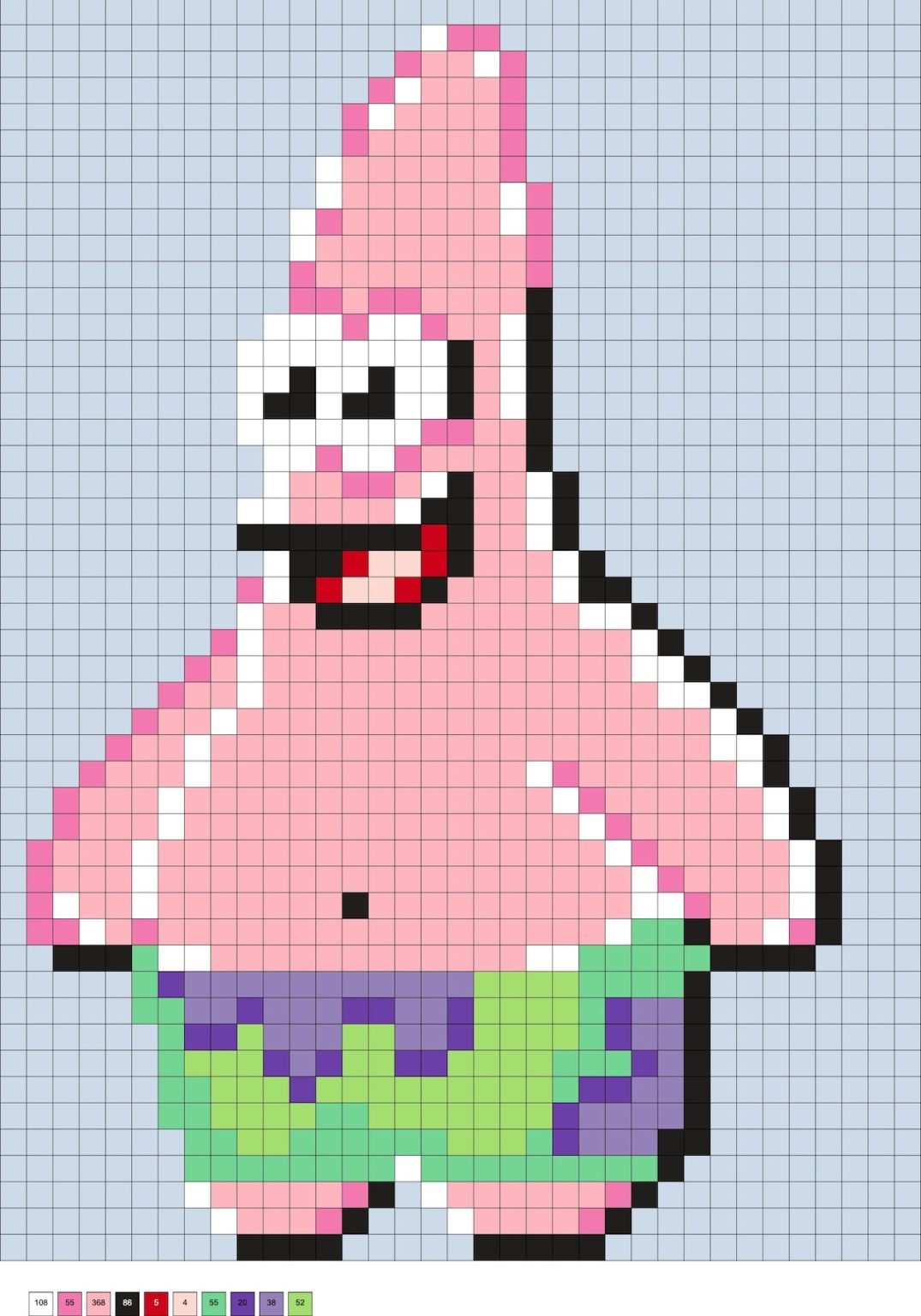 Patrick en perles à repasser