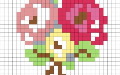 Fleurs en perles à repasser : plus de 10 modèles pour faire fleurir vos plaques