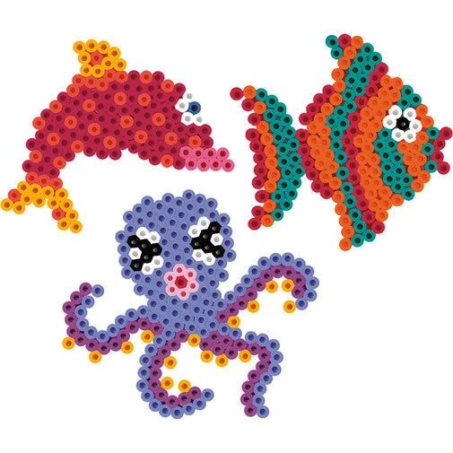 Sea creatures in fuse beads