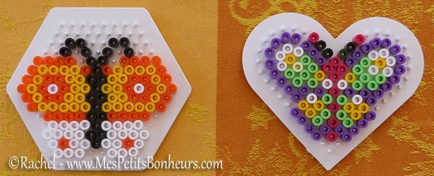Petits papillons en perles a repasser