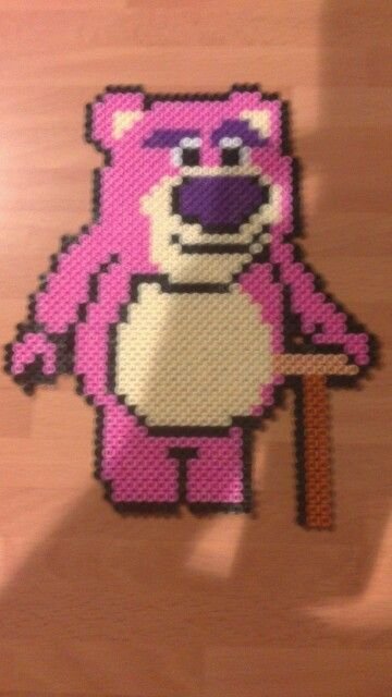 Lotso Toy Story en perles a repasser