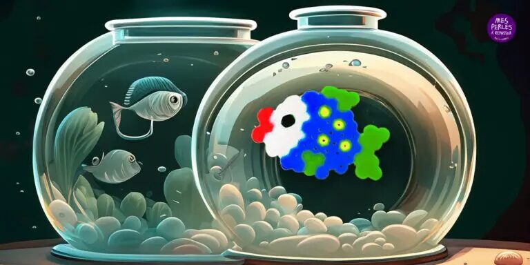 Modèle de poisson en perles à repasser